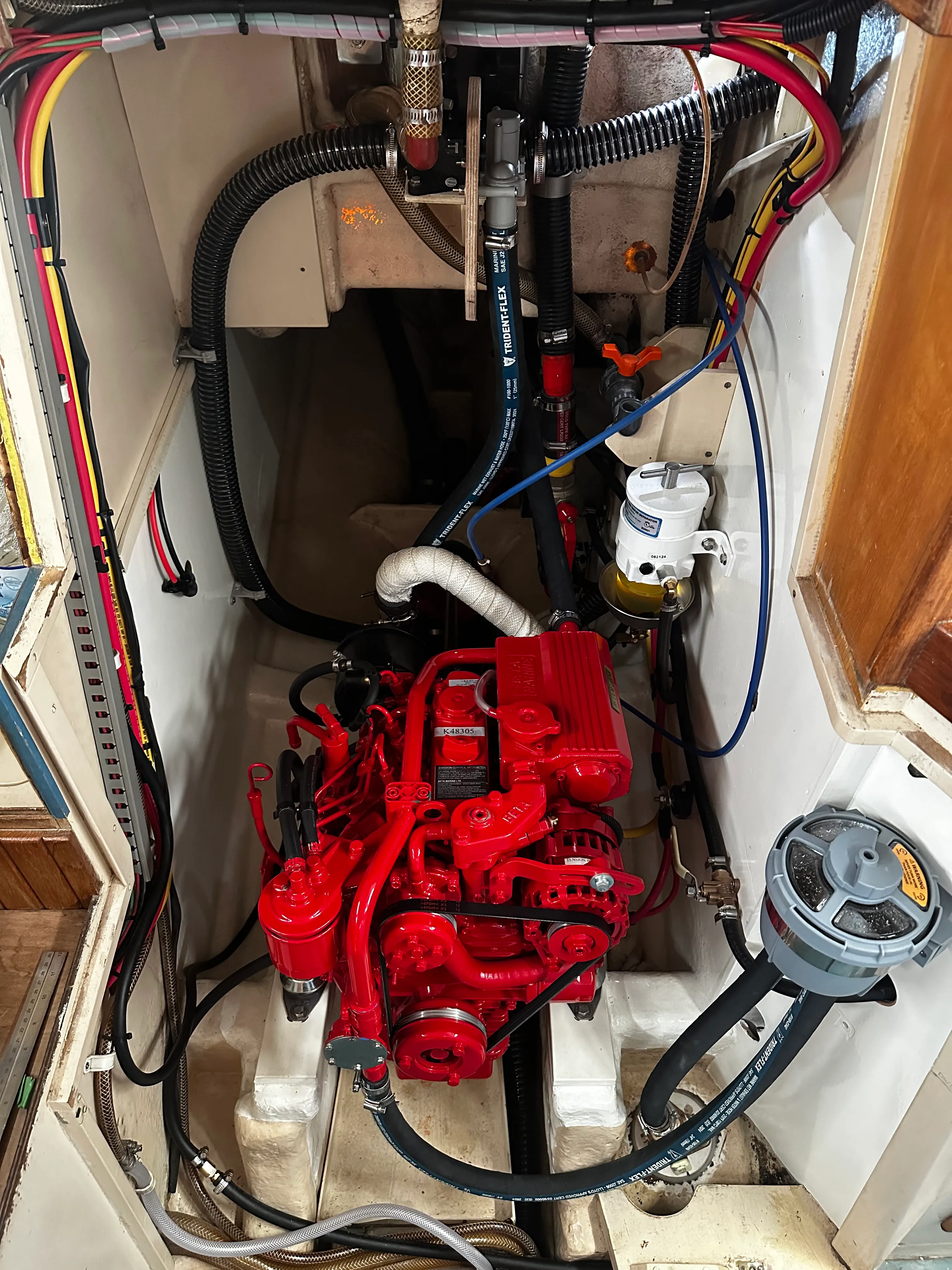 The finished install after commissioning