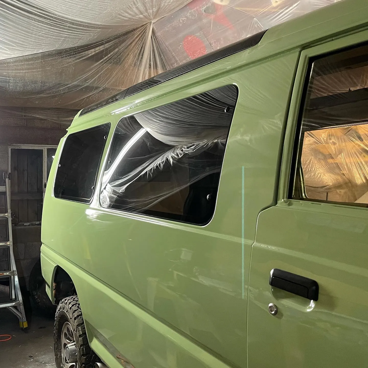 Color and clearcoat applied.